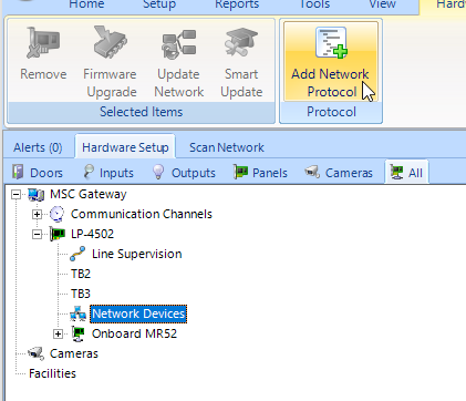 Add Network Protocol