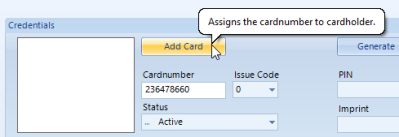 Add Card Button