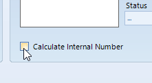 Deselect Calculate Internal