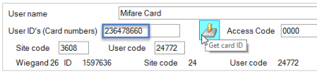 Detected Card