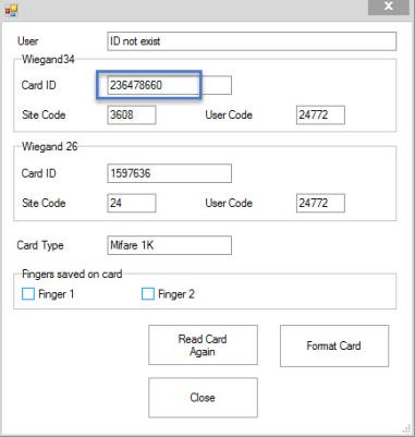 Detected Card