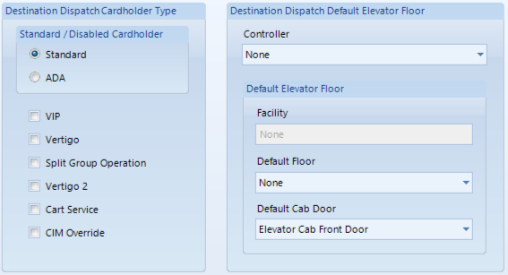 Add cardholder settings