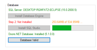 Setup download progress