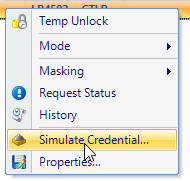 Simulate Credentials