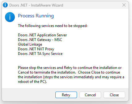 Full Stop Installation Doors.NET Full Installation