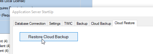 Cloud Backup Restore